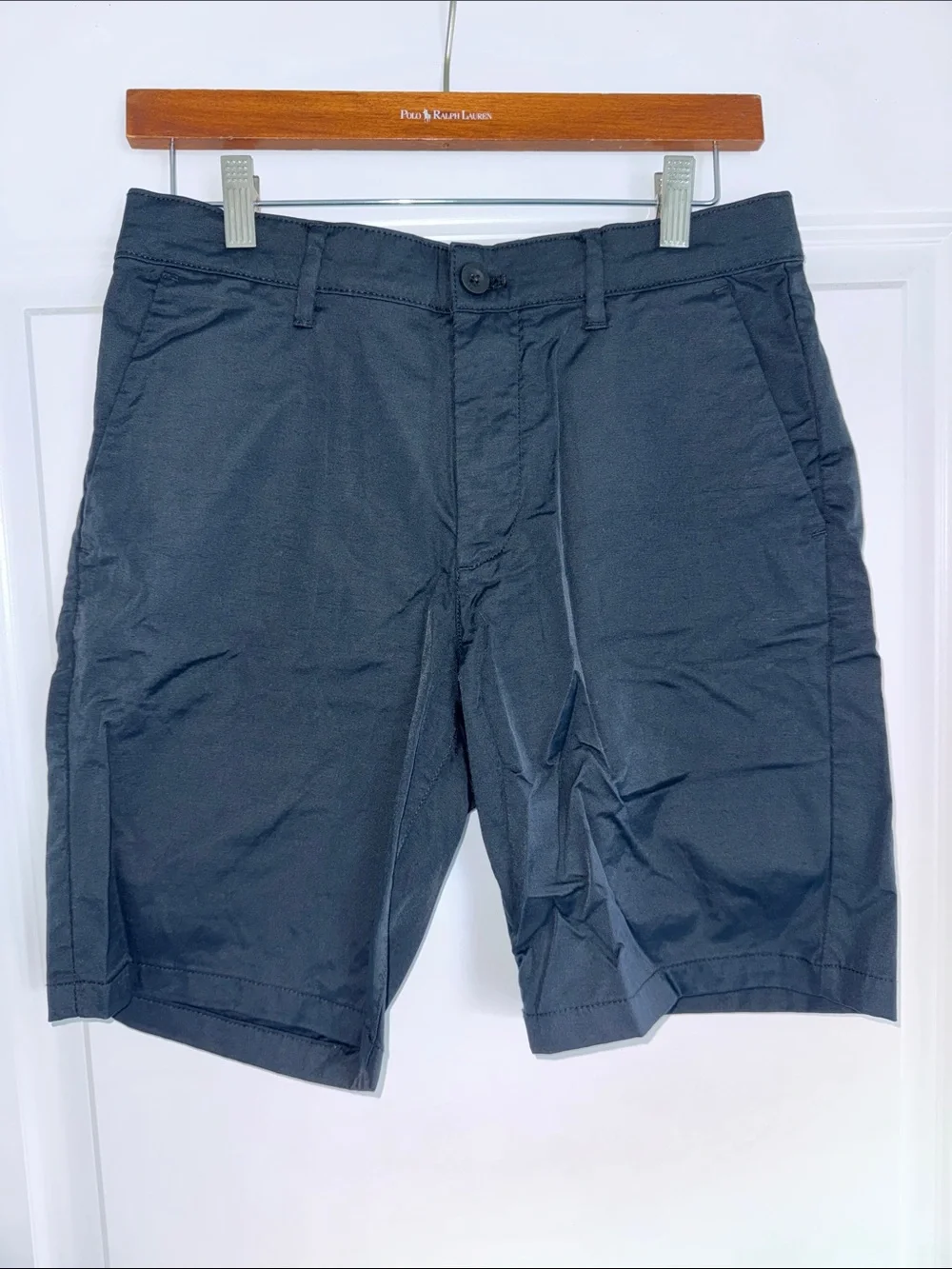 NWOT Calvin Klein Black Slim Fit Infinity Stretch Waist Dress Shorts 29